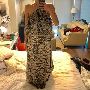 Tribal printed long BCBG dress